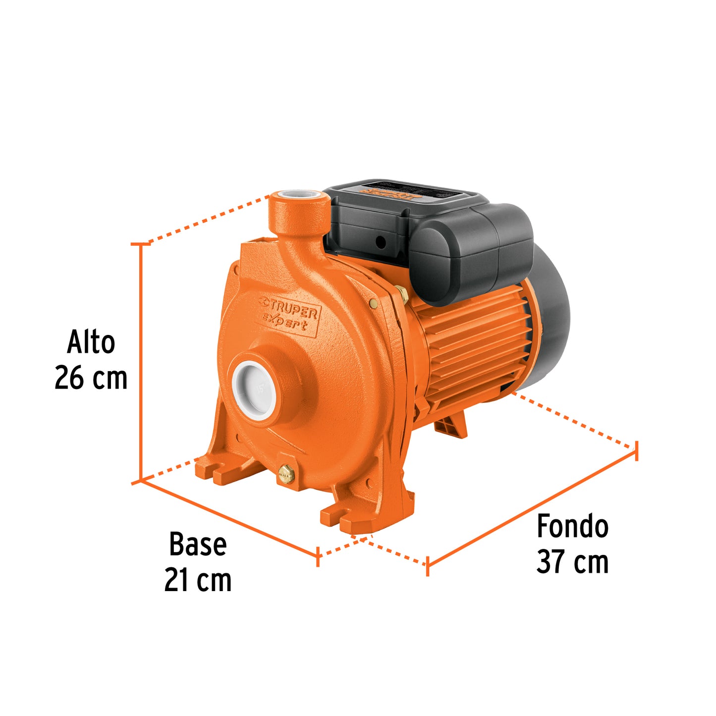 Bomba centrífuga para agua modelo europeo, 2 HP, EXPERT